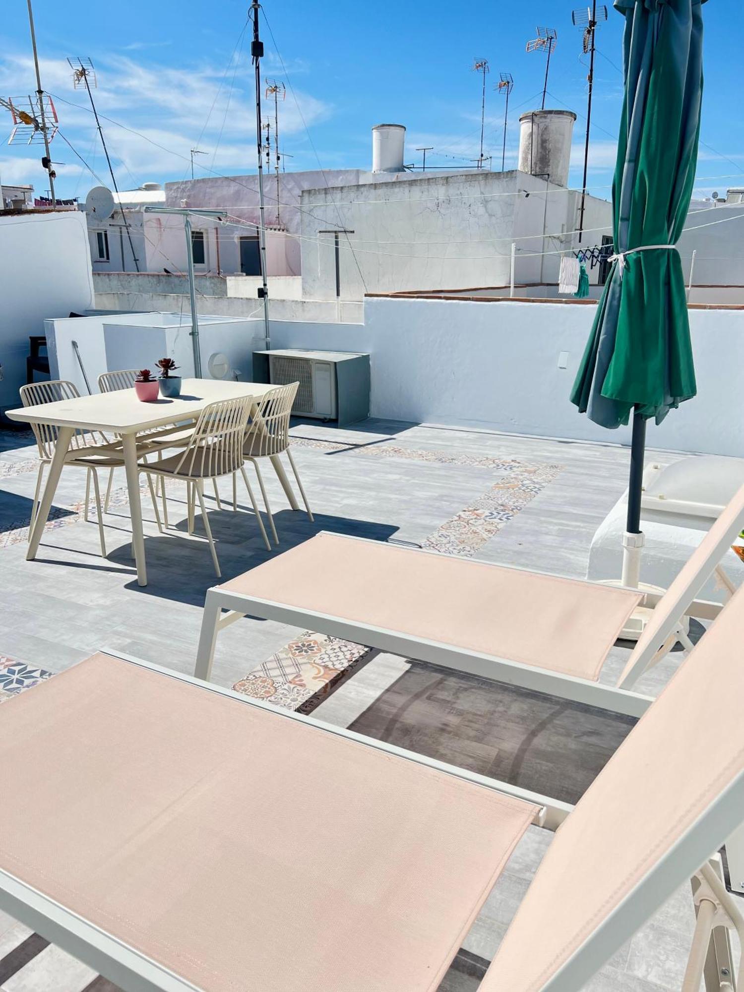 Apartamento Vivienda Carolina•Terraza Privada Y Parking• Conil De La Frontera Exterior foto